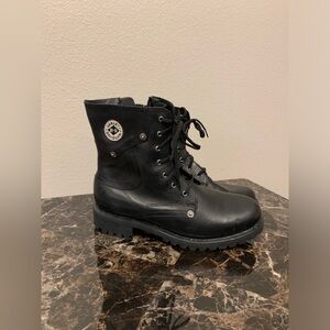 NWT Harley Davidson Womens Boots Leather Motorcycle Kelly Welt Black Size 9